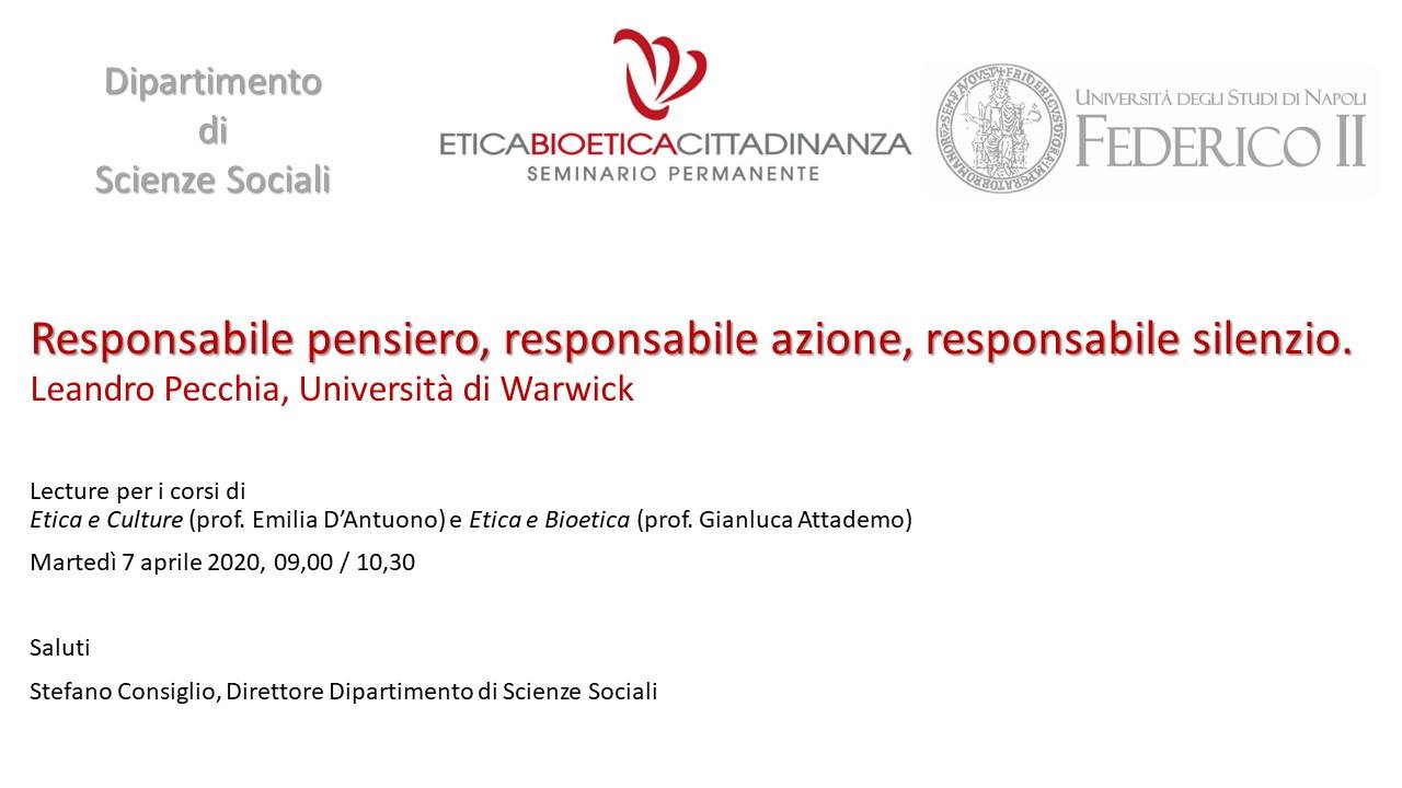 etica pensiero