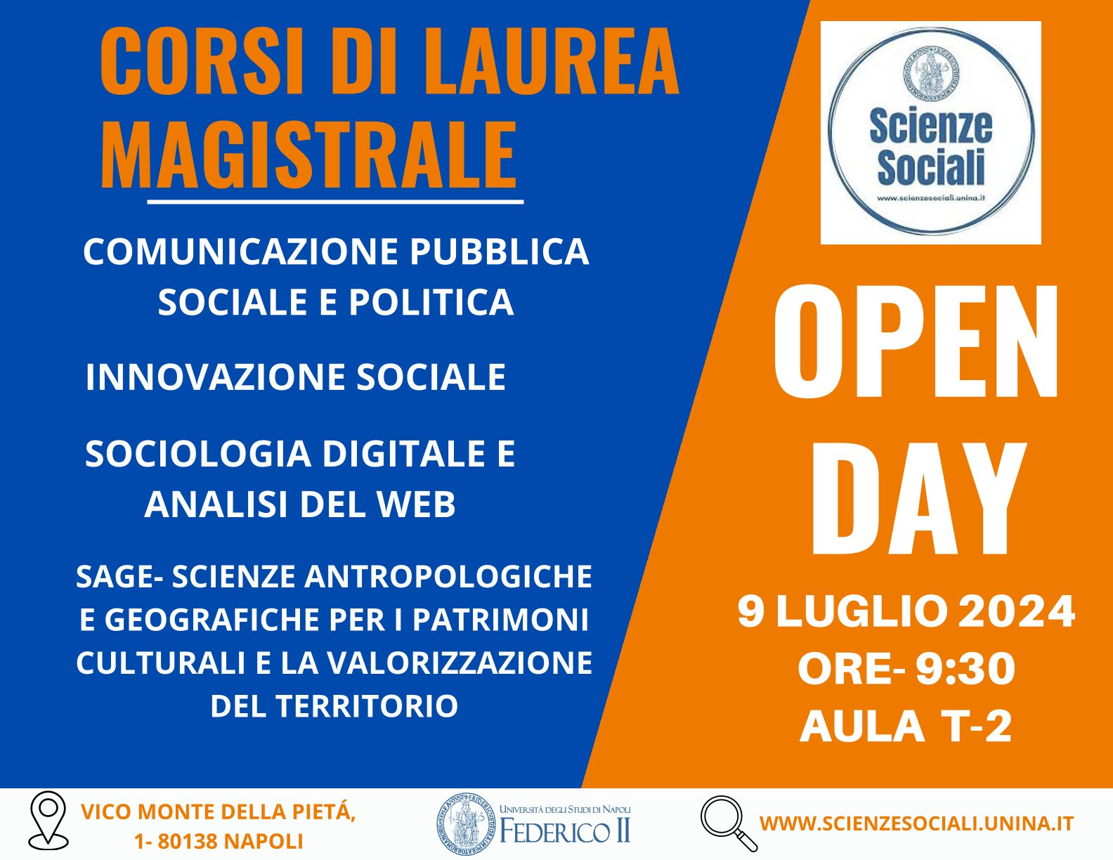 Open Day Lauree Magistrali 2024