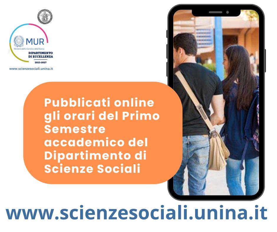 Orari Corsi I Semestre a.a. 2024/2025