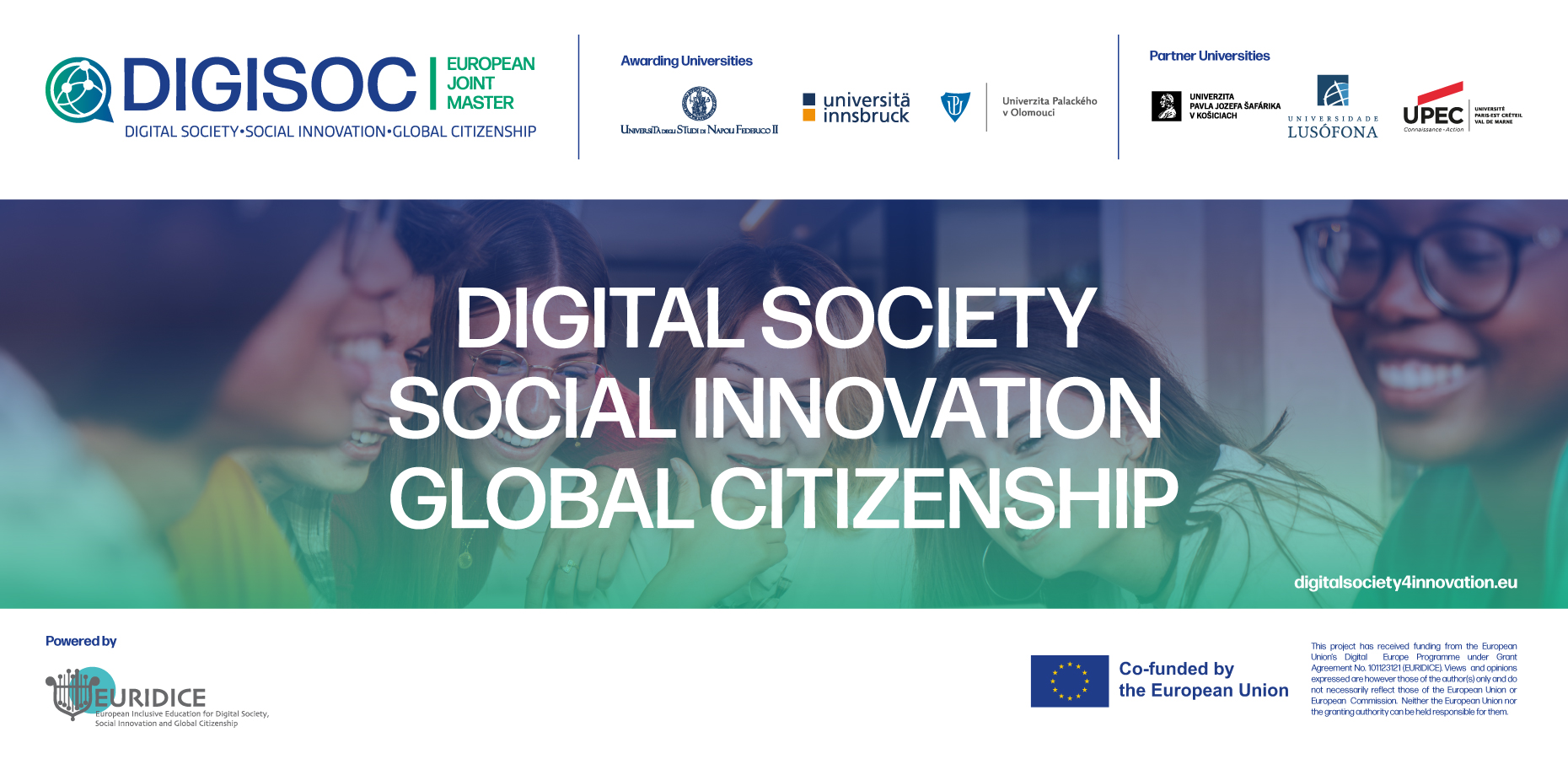 Prima edizione dell'European Joint Master's Programme DIGISOC